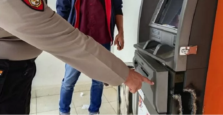 ATM Bank Milik BUMN di Muara Bungo Jambi Dibobol Pencuri